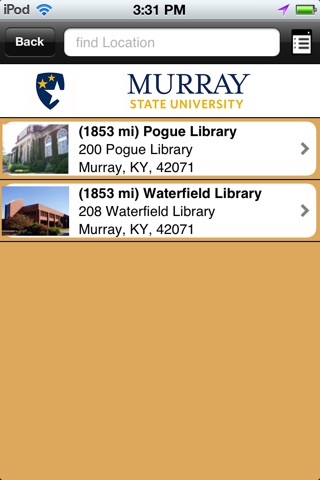 Murray State University Library screenshot 4