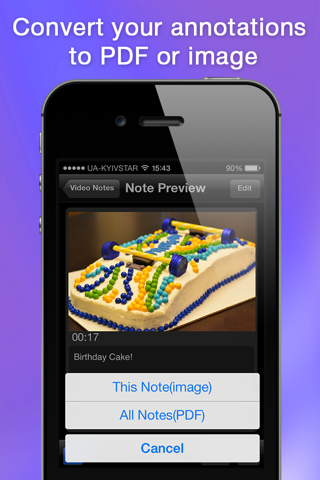 Annotate videos -  video player, tags, annotations, notes PDF converter, comments screenshot 4