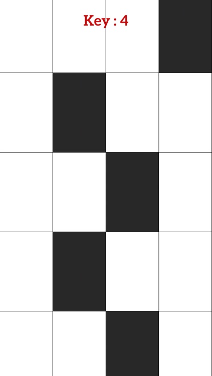 Black Piano DJ Melody Keys : Don't Tap or Avoid The White Tiles of Wooden Keyboard