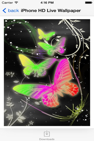 Butterfly HD Wallpaper for iPhone screenshot 3