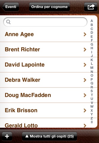 Guest List Organizer Lite screenshot 3