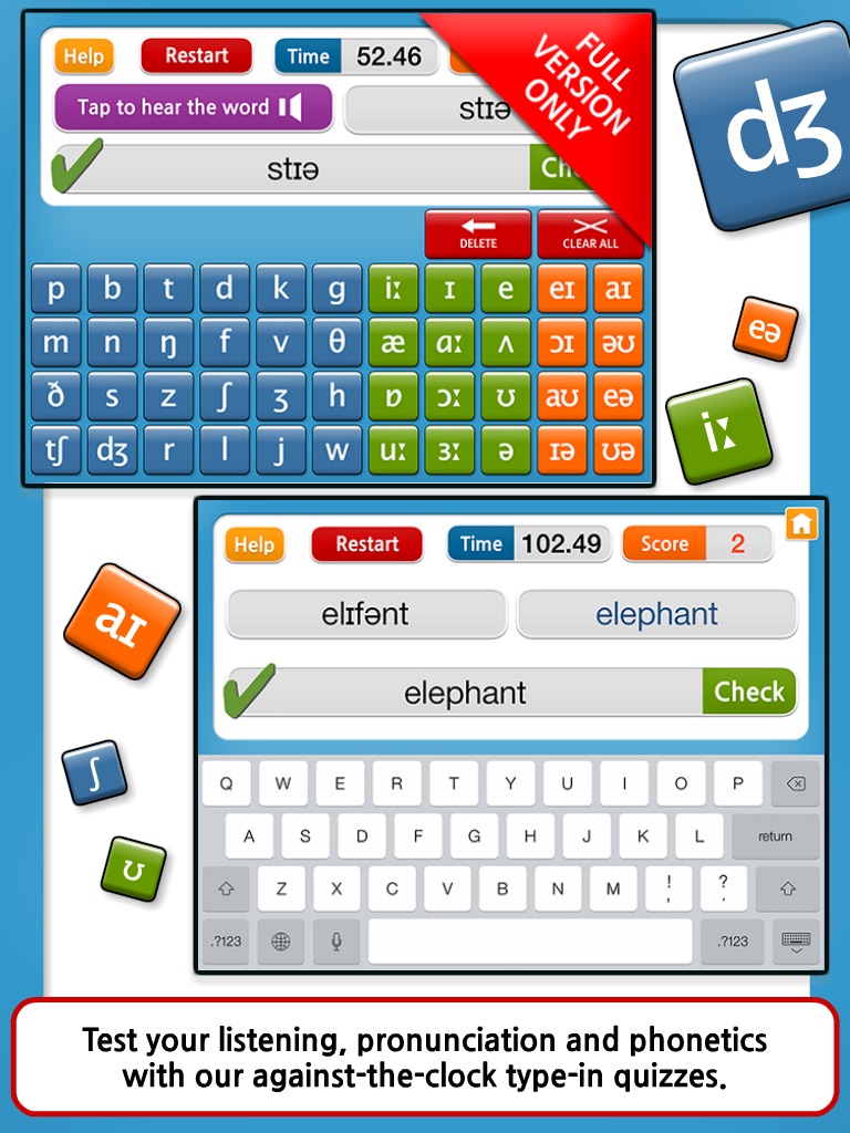 English Sounds: Pronunciation & Phonetics HD Lite screenshot 4