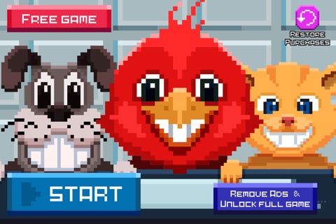 Pixel Animal Dentist: 8 Bit Teeth, Free Game screenshot 2