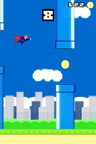 Captain Super Dude - The Amazing Flying Superhero screenshot 3