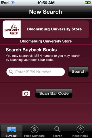 On The Go Bloomsburg University Store screenshot 2