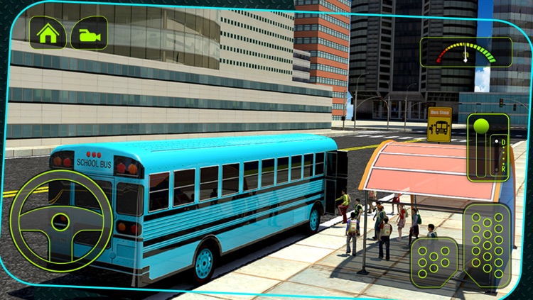 3D School Bus Driving Simulator : Kids Pick & Drop Game