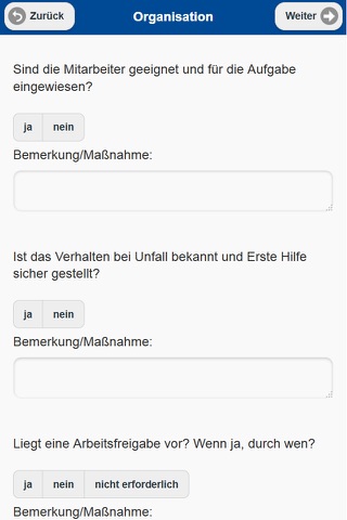 Erg. Gefährdungsbeurteilung screenshot 2