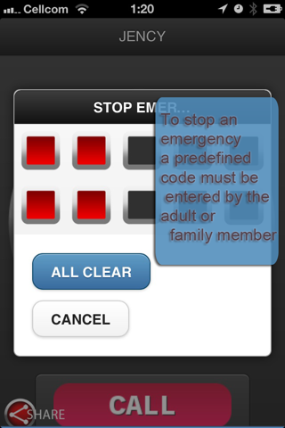 JencyLite Emergency Button screenshot 3