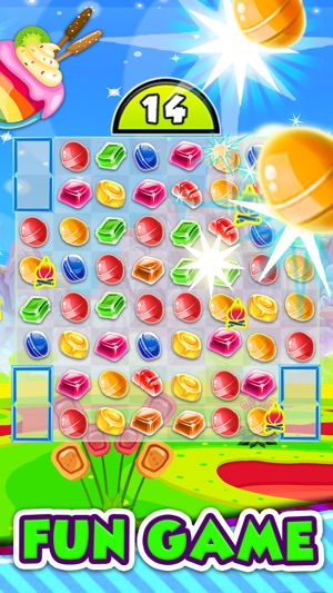 Candy World - sweetest star and match-3 angry juice heroes s(圖3)-速報App