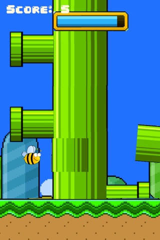 Timber Swing Bee: Chop The Wooden Pipe and Avoid Branches screenshot 2