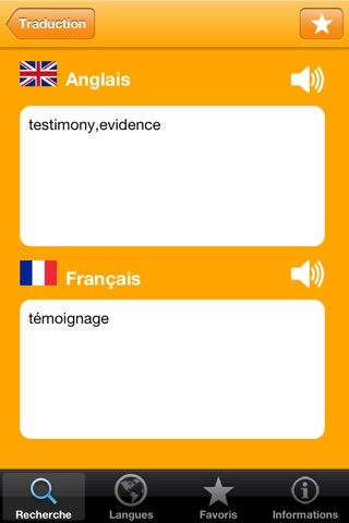 Dictionnaire 20 langues des mots usuels screenshot 4