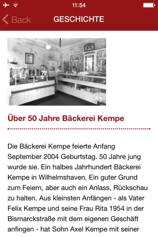 Bäckerei Kempe screenshot 2