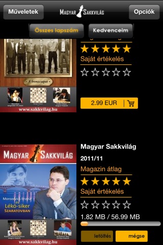 Magyar Sakkvilág screenshot 2