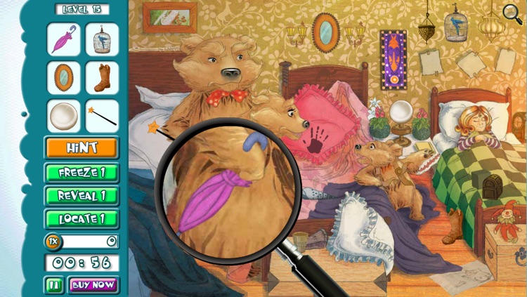 Hidden Object Game Jr FREE - Goldilocks and the Three Bears