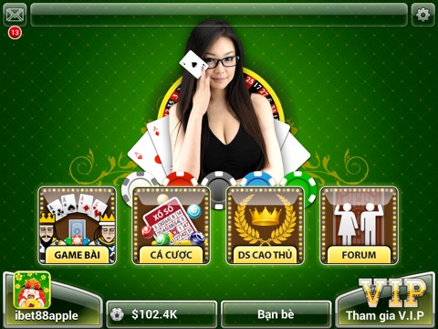 Tien Len Mien Nam Online HD  - tien len dem la, southern poker, thirteen cards poker, tlmn, bigkool screenshot 2