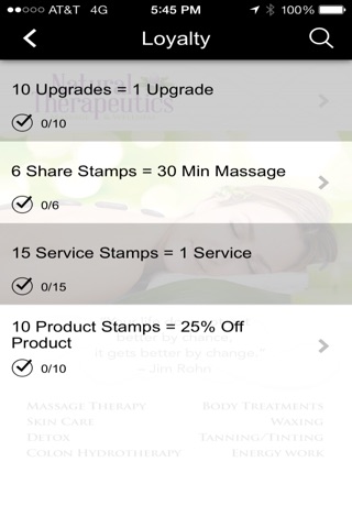 Natural Therapeutics Massage App screenshot 2