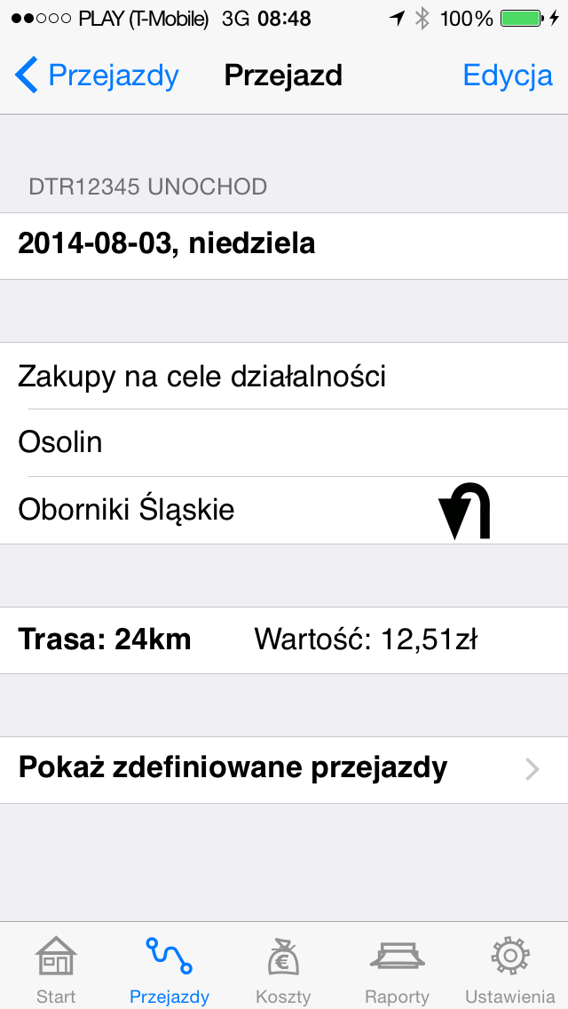 How to cancel & delete Ewidencja Przebiegu Pojazdu Lite from iphone & ipad 1