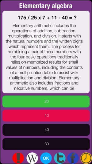 MathemaQuiz - Math Quiz with Calculating, Addition, Subtract(圖2)-速報App