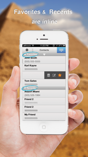 ‎Swipe To iMessage or SMS - Tap to Call & Facetime - By ReachFast Contacts Screenshot