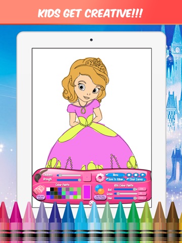 Fairy and Princess Color Book - Bedtime Story for Little Baby screenshot 3