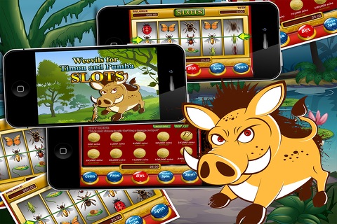 Weevils for Timon and Pumba Slots FREE - Spin of Luck In Las Vegas Casino screenshot 3