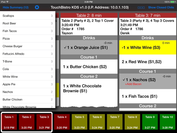 TouchBistro Kitchen Display System
