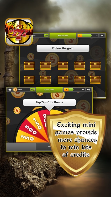 Dragons Empire Vegas Casino Slots – Jewel and Gold Progressive Big Win screenshot-3