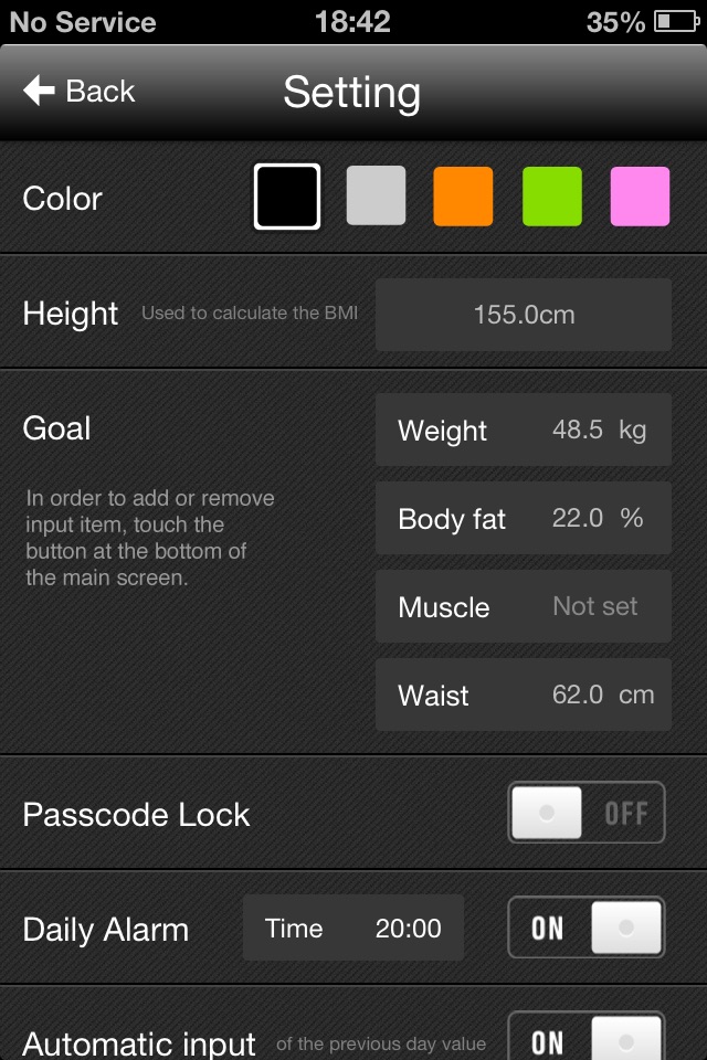 RecStyle カロリー管理と体重記録のダイエット アプリ screenshot 4