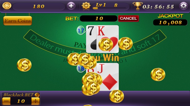 Jackpot Blackjack 21 Free - Vegas Card Casino Games