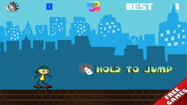 Touch Stickman Skateboard Jump: Pure Skater Skills(圖1)-速報App