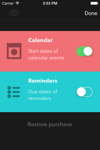 Nexts - A Clock for Events and Reminders screenshot 2
