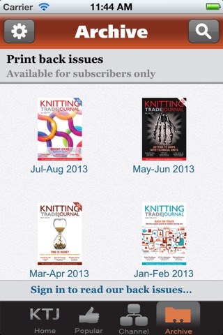 Knitting Trade Journal screenshot 3