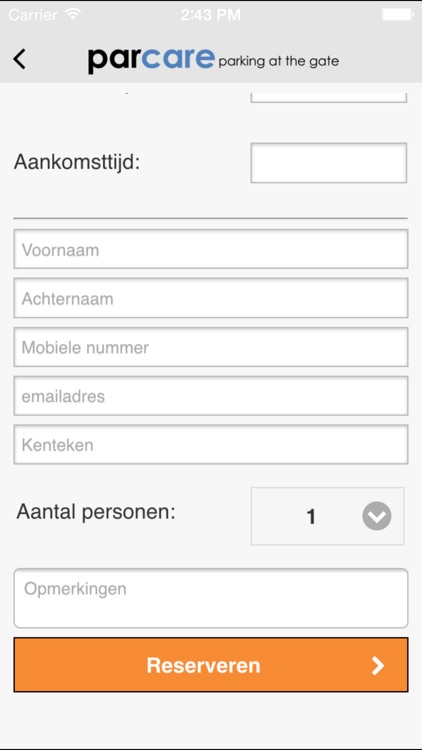 Parcare Parking Schiphol Parkeren