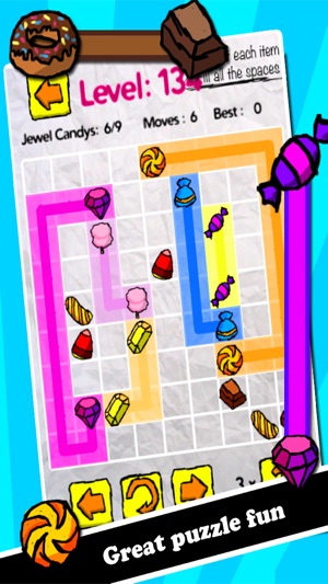 Jewel Candy Clash : Line Dash Puzzle Connect Game - by Cobal(圖2)-速報App