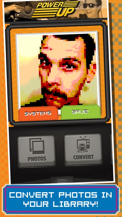 PowerUp - Retro 8-bit Video Game Camera