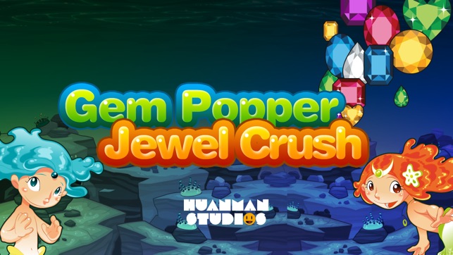 Gem Popper Jewel Crush for iOS7: A Candy Color Blitz(圖1)-速報App