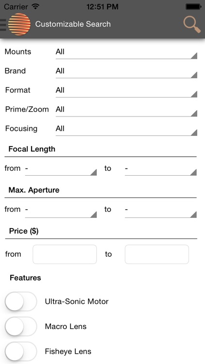 All Photo Lenses