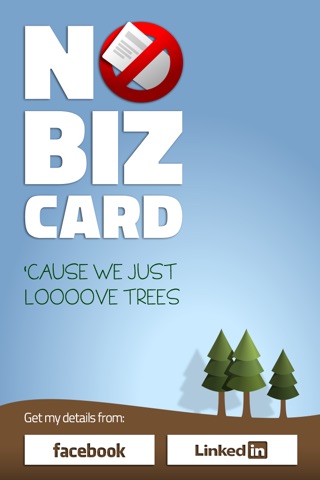 NoBizCard - Send your contact info easily to anyone screenshot 2