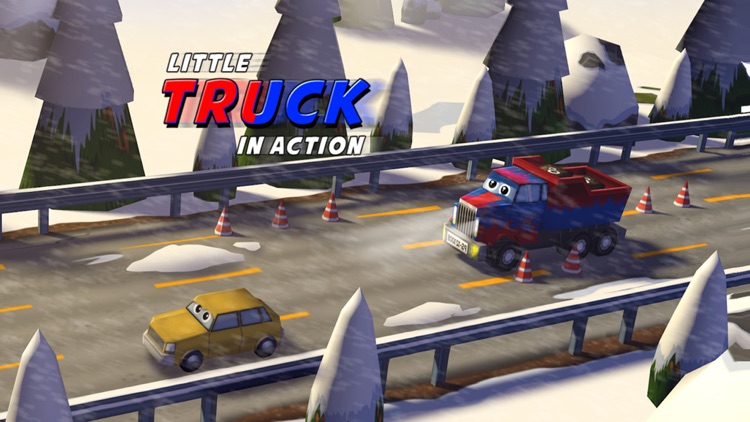 A Little Truck in Action Free: 3D Camion Driving Game with Funny Cars for Kids