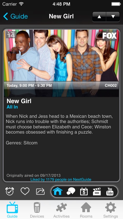 NextGuide Remote with Free TV Guide, Netflix Queue Management and Roku Wifi Control screenshot-4