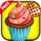 Cupcake Maker - Hot food Recipe for Kids, Girls & teens - Free Cooking - maker Game for lovers of soups, tea, cakes, candies, brownies, chocolates and ice creams!