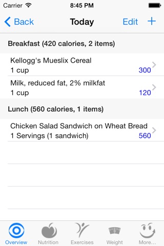 CalorieSmart Calorie Counter, Nutrition Tracker, Diet and Fitness Tracker screenshot 2