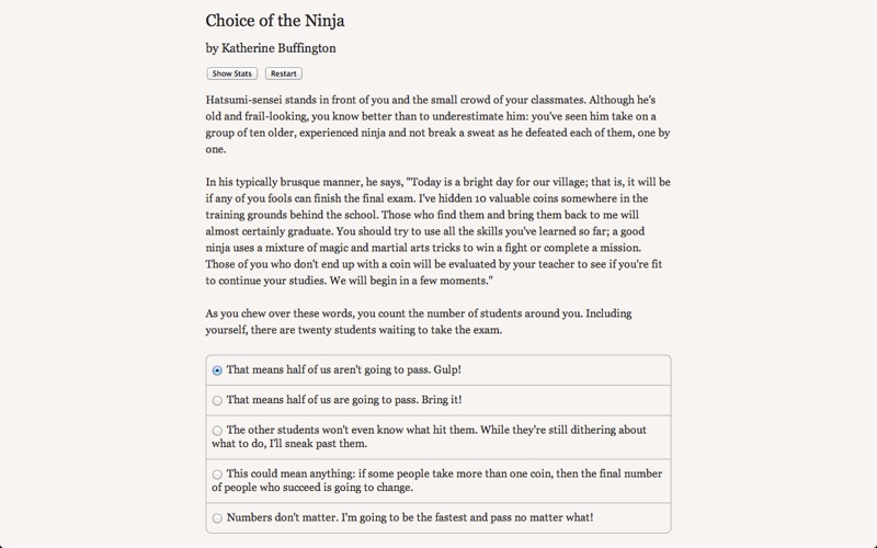 Choice of the Ninja thumbnail 1