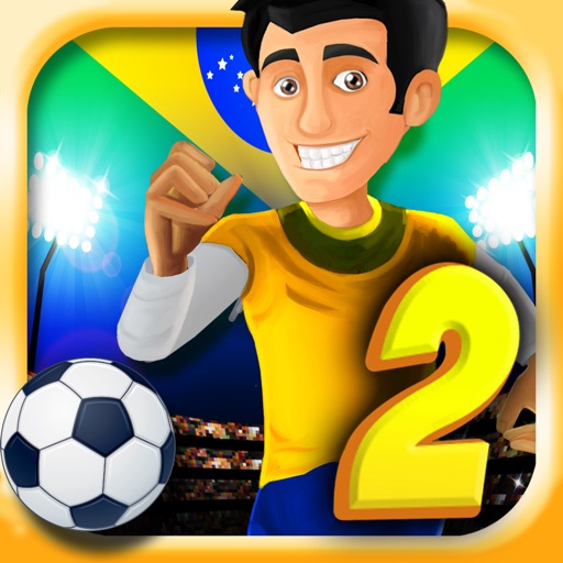 A Brazil World Soccer Football Run 2 2014: Road to Rio Finals - Win the Cup! iOS App