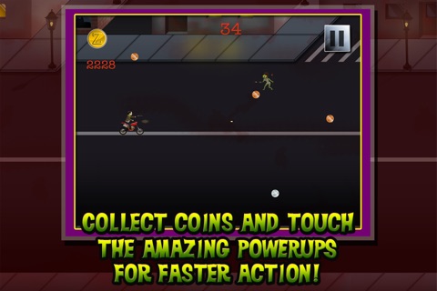 Ride Dead Straight Glory - Stay Ahead of the Endless Evil Zombie Horde Invasion - Free Motorbike Shooting Race - iPhone/iPad Edition screenshot 4