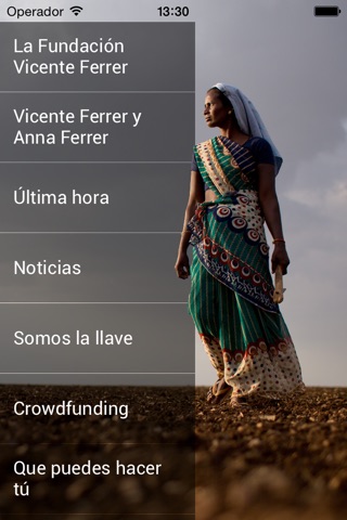 Fundación Vicente Ferrer screenshot 2
