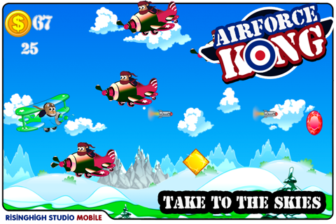 Air Force Kong Vs the Sky Plane Battle Squadrons screenshot 2