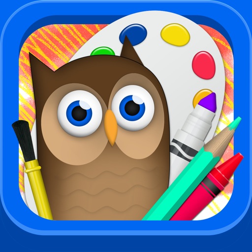 DrawPals - Draw and Color for Kids and Grownups! Icon