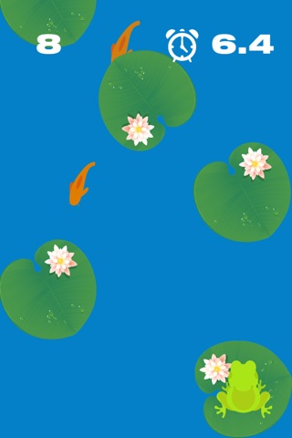 Tiny Frogger Don't Step - Free Tap Puzzle Game of a Jumpy Frog with Water Lily Tiles screenshot 3