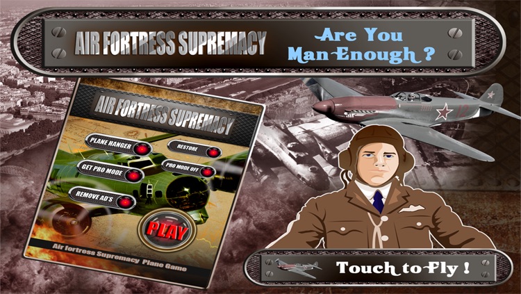 Air fortress Commander FREE - Elite Sky Fighter Brotherhood Vs. Natsi Pilot Assault